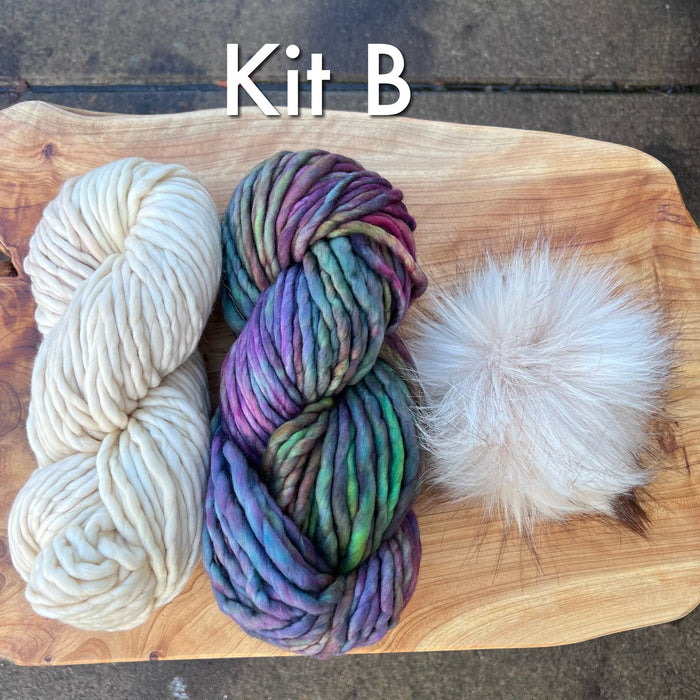 Knotty Lamb - Lotus Flower Beanie Kits - Knotty Lamb - Kits