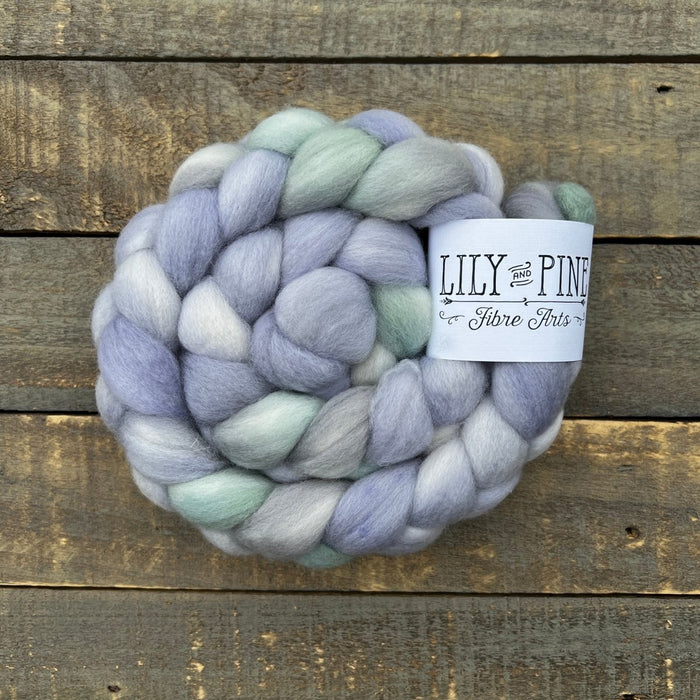 Knotty Lamb - Polwarth Combed Top Roving - Lily and Pine Fibre Arts - Spinning Fiber