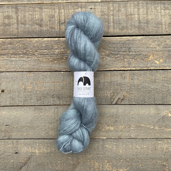 Knotty Lamb - BE Suri Cloud - Black Elephant - Yarn