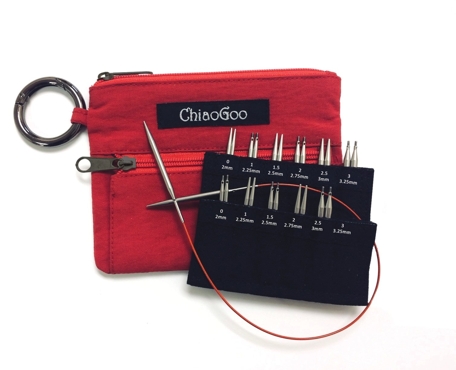 ChiaoGoo SWIV360 Cables Needles - 5/13cm [L] Needles